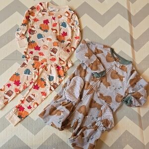 Fall & Winter Pajamas Size 3T